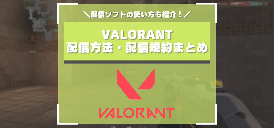 VALORANT 配信方法