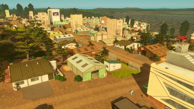 cities:skylinesの昼の風景