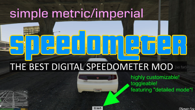 Simple Metric Imperial Speedometer