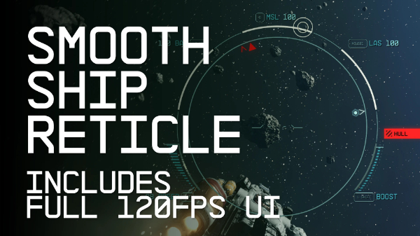 Smooth Ship Reticle (120fps Smooth UI)画像ロゴ