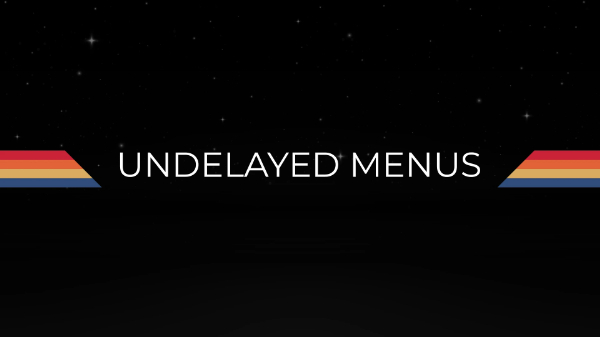 Undelayed Menus画像ロゴ